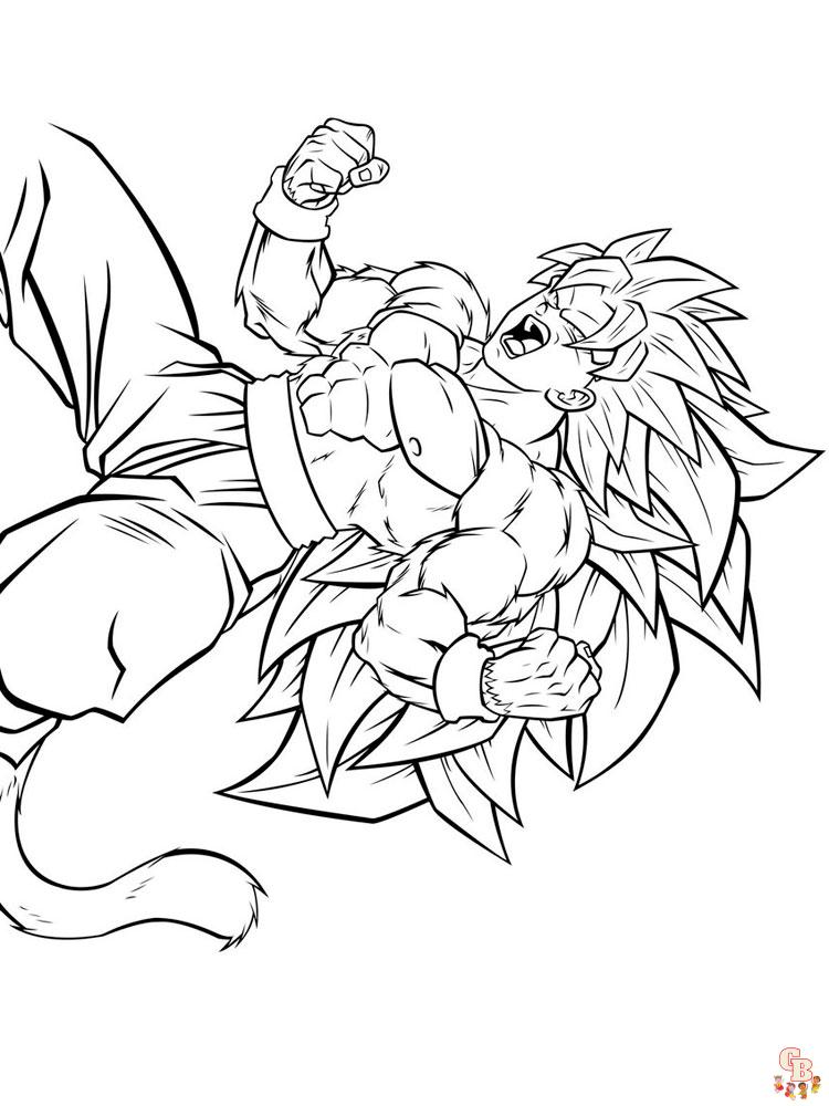 Gogeta Ssj4 Coloring Pages  Goku desenho, Goku, Desenhos