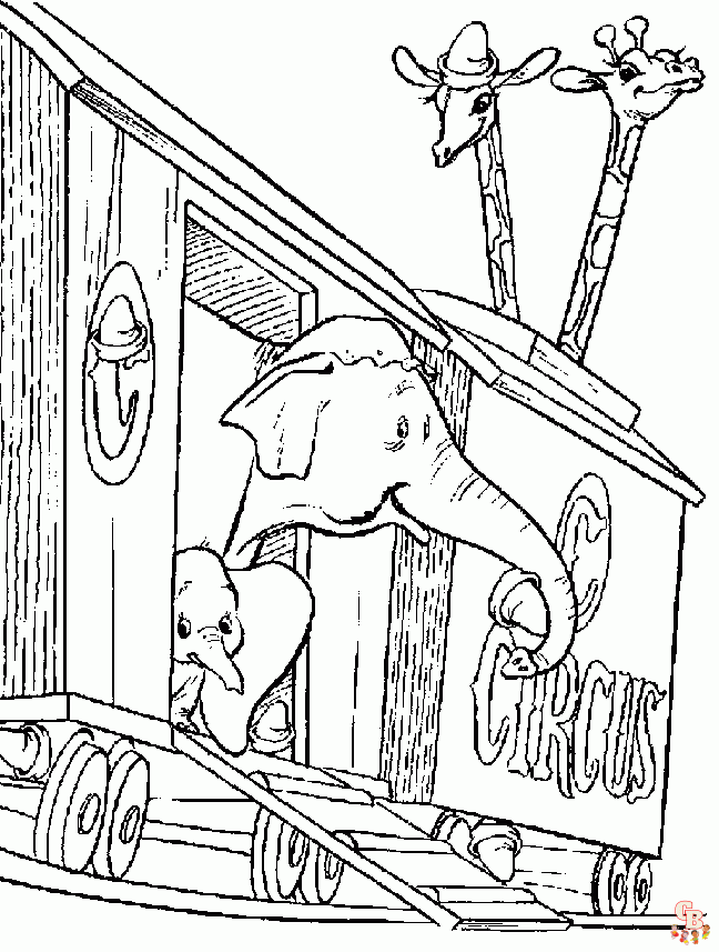 Kolorowanka Dumbo