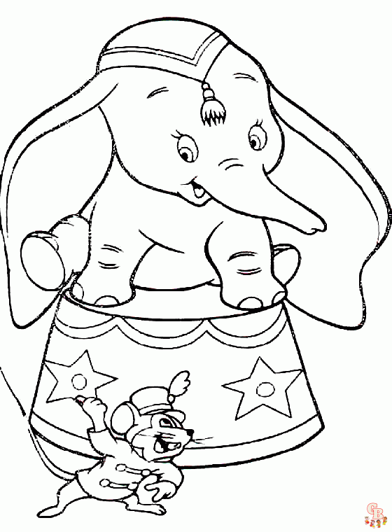 Kolorowanka Dumbo