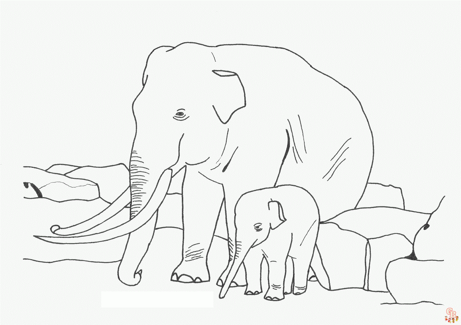 elefante da colorare