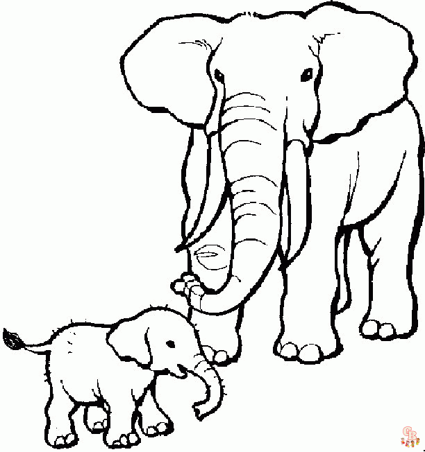 elefante colorido