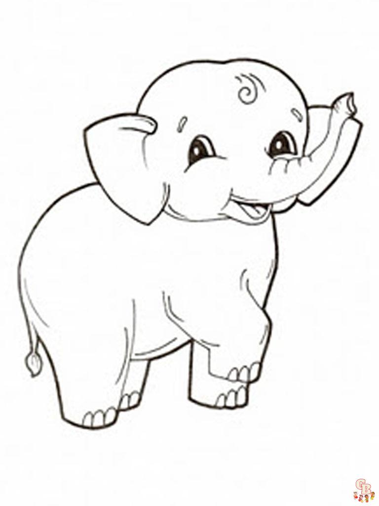 elefante colorido