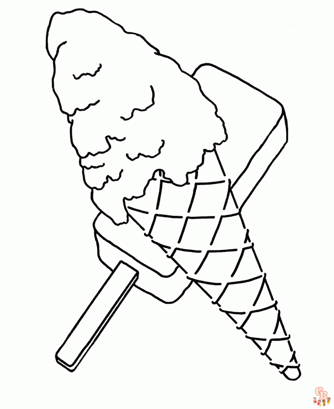 înghețată colorantă