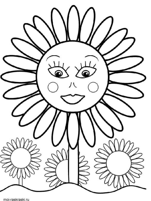 I Migliori Girasoli Da Colorare Per Bambini Gbcolorare 3471