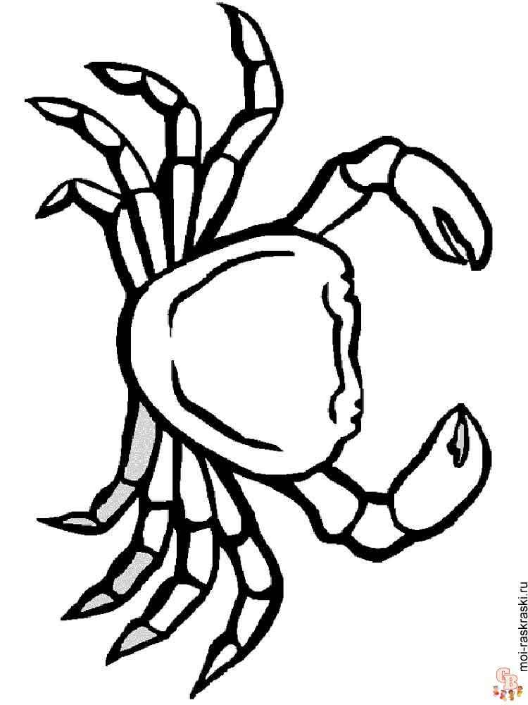 crab de colorat