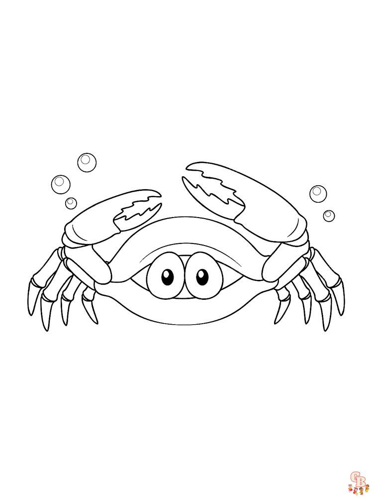 crab de colorat
