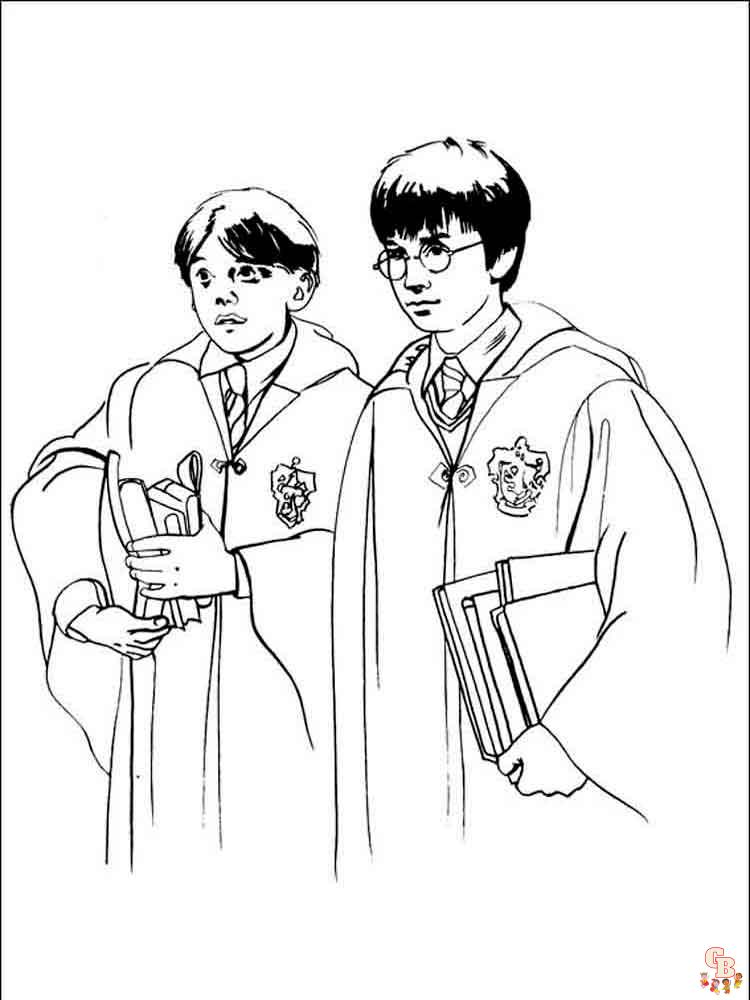 Harry Potter da colorare