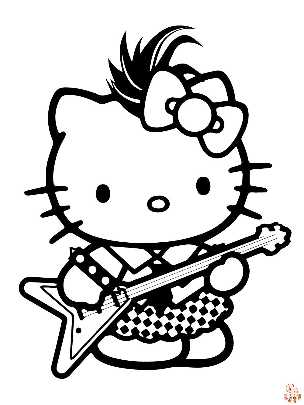 Hello Kitty para colorir - 10