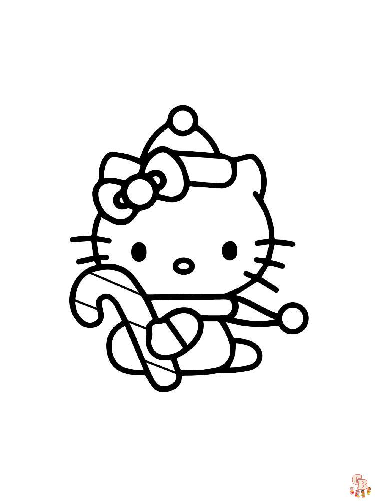 Hello Kitty da colorare