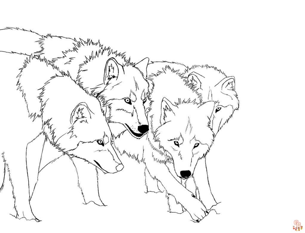 colorindo lobos