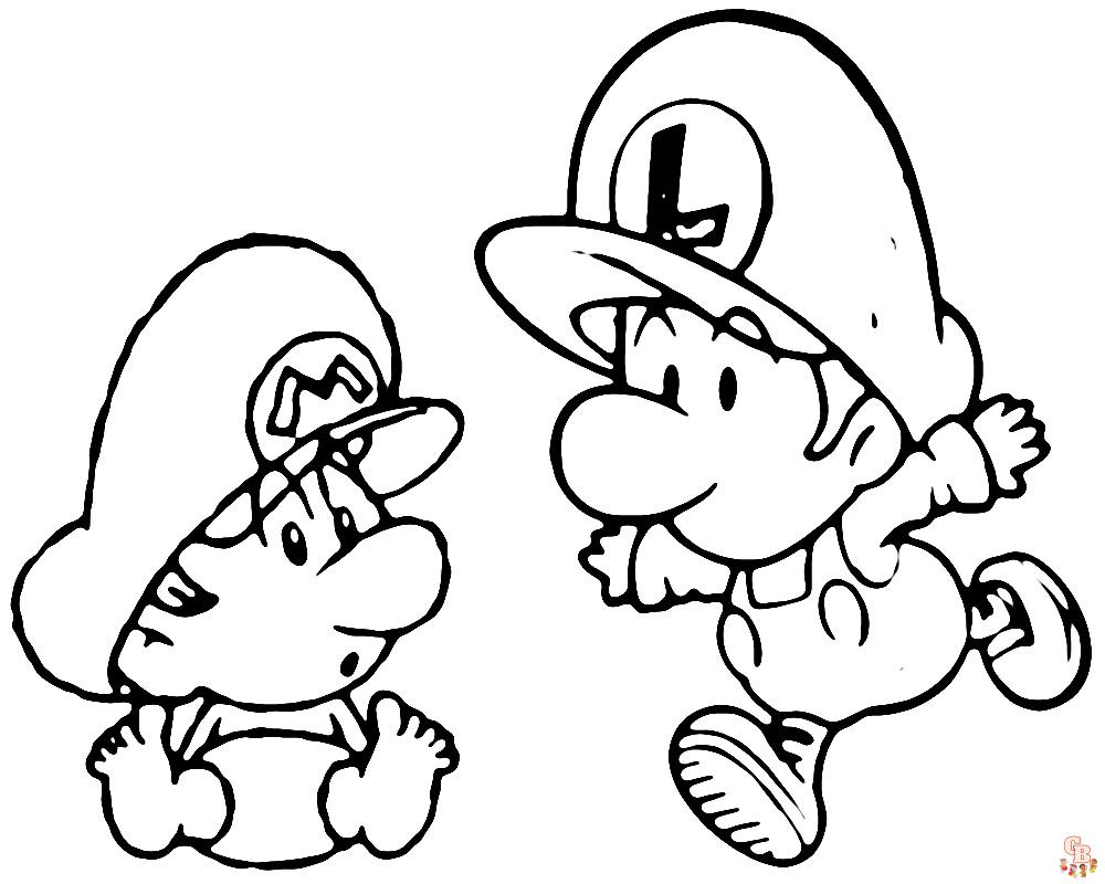 Kolorowanki Super Mario Bros