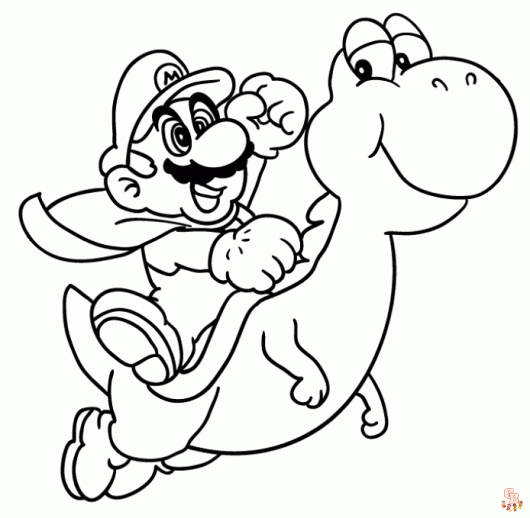 Super Mario Bros da colorare