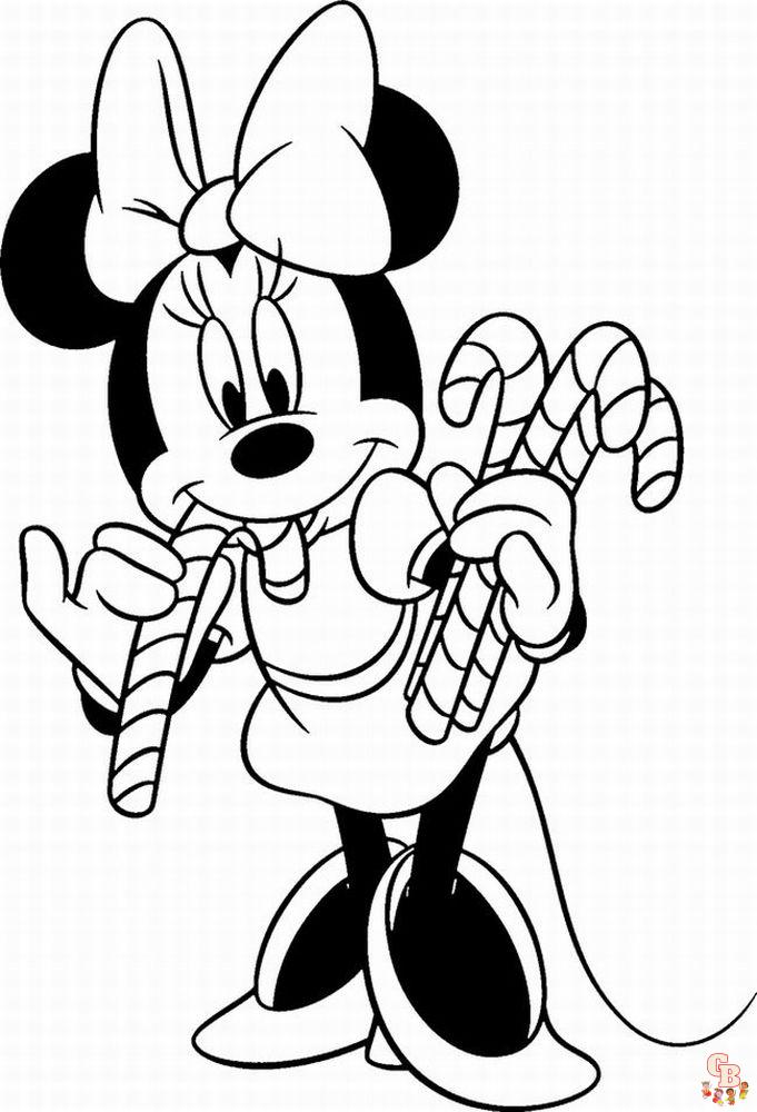 Minnie Mouse da colorare
