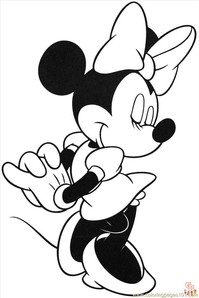 Minnie Mouse coloração