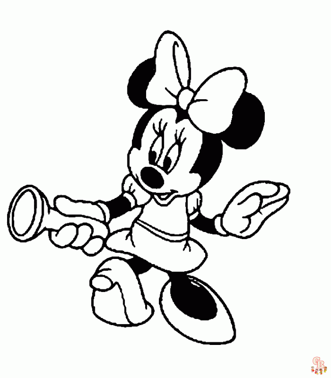 Minnie Mouse coloração