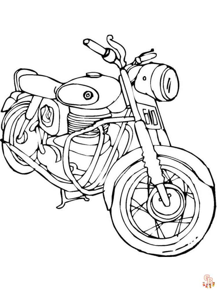 Раскрашивание мотоциклов