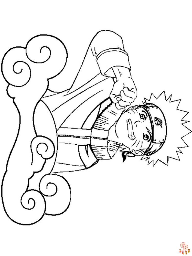 Naruto souriant - Naruto - Just Color Crianças : Páginas para