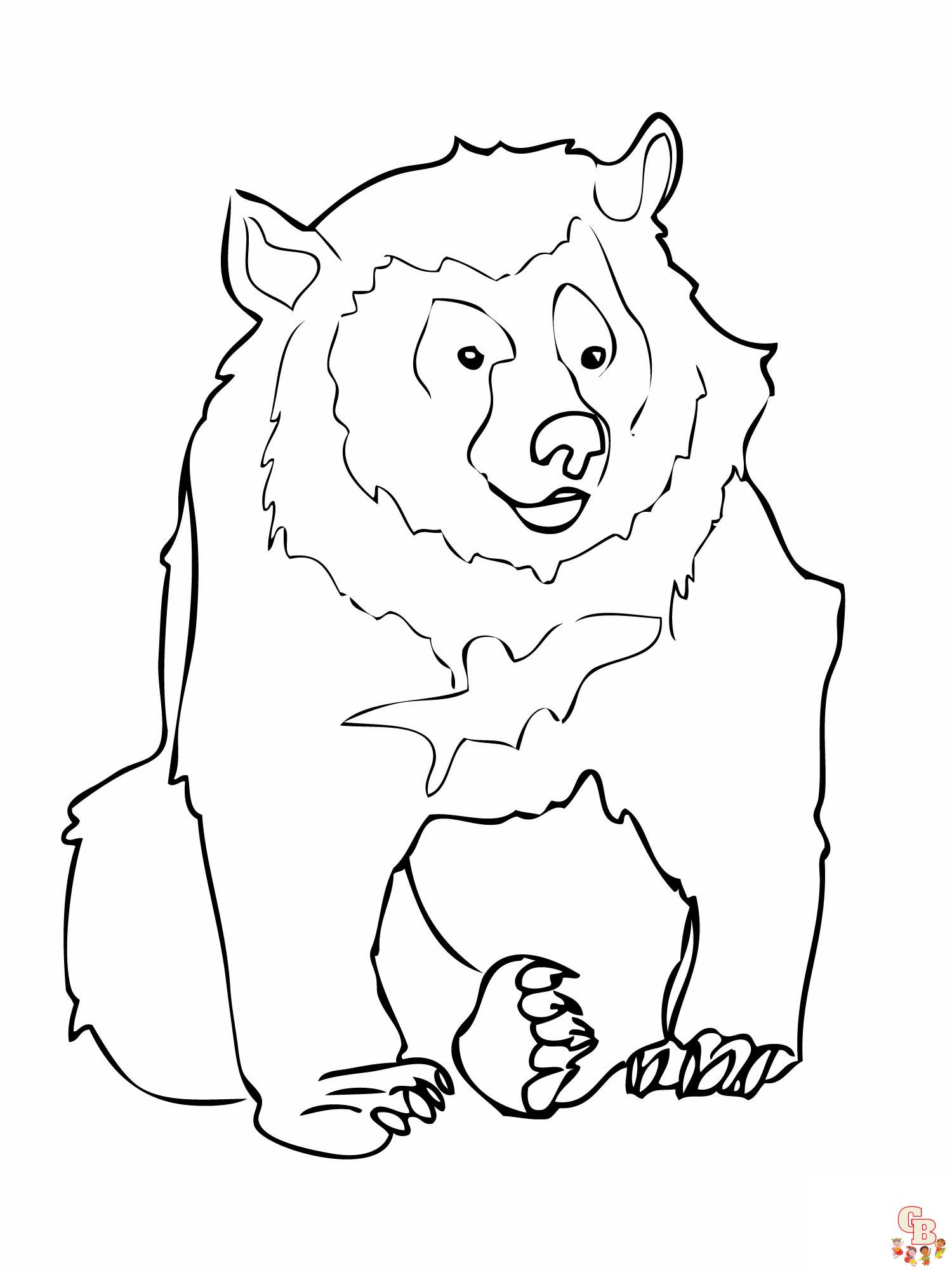 ursuleți de colorat