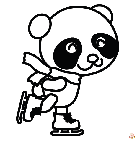 panda da colorare