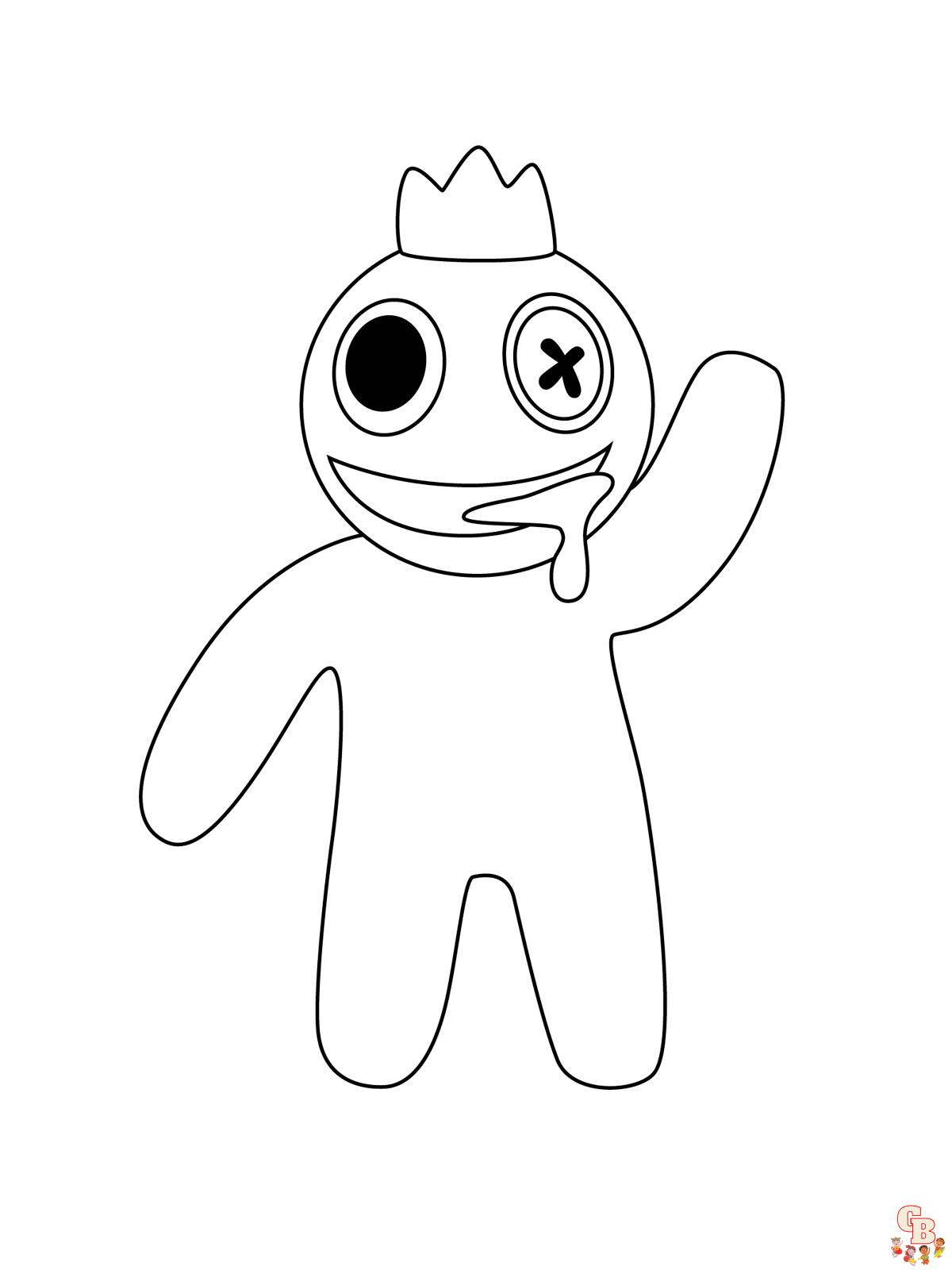 Desenhos de Rainbow Friends para colorir  Páginas para colorir gratuitas,  Colorir, Desenhos para colorir