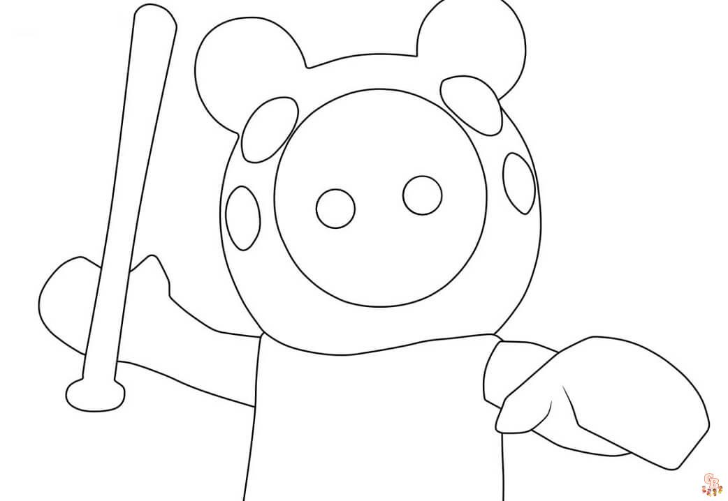 Apostila com desenhos para colorir Roblox/ pintar infantil