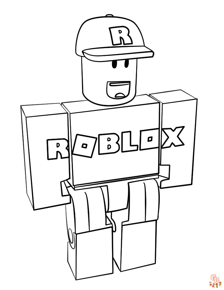 As últimas páginas para colorir Roblox para crianças