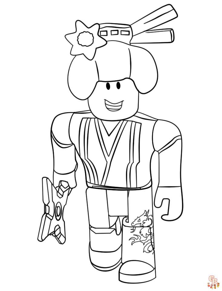 Desenhos de Roblox para Colorir – Desenhos para Colorir