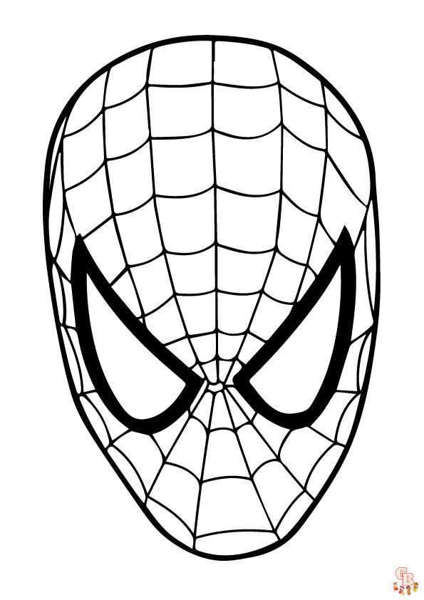 Spiderman da colorare