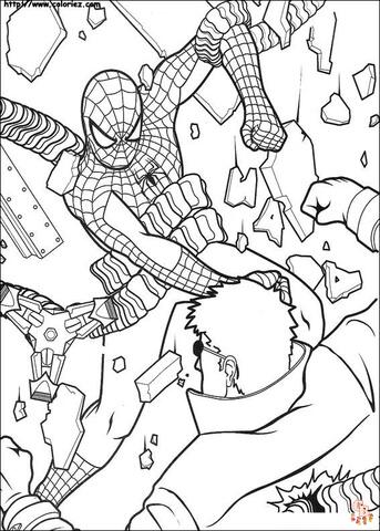 Spiderman kolorowanie