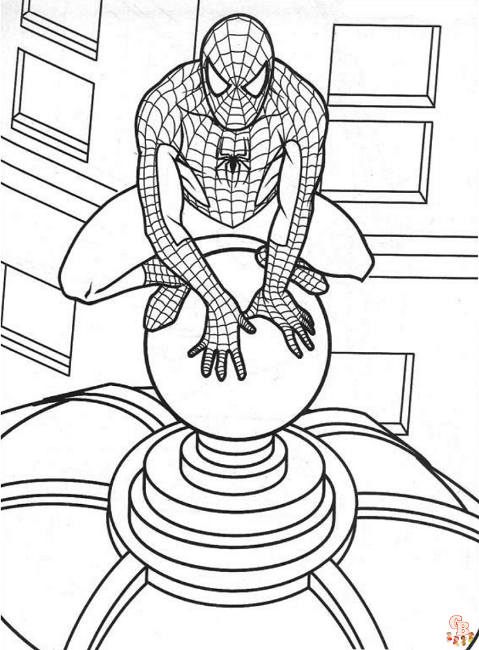 Раскраска Человек-паук