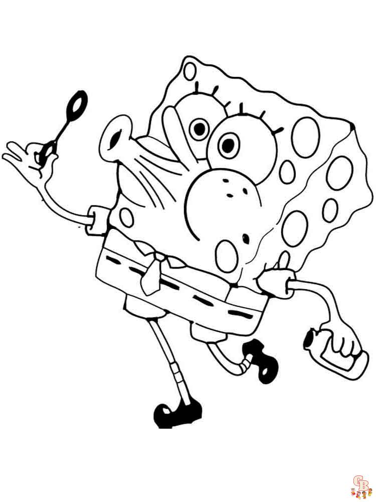 Kolorowanka SpongeBob