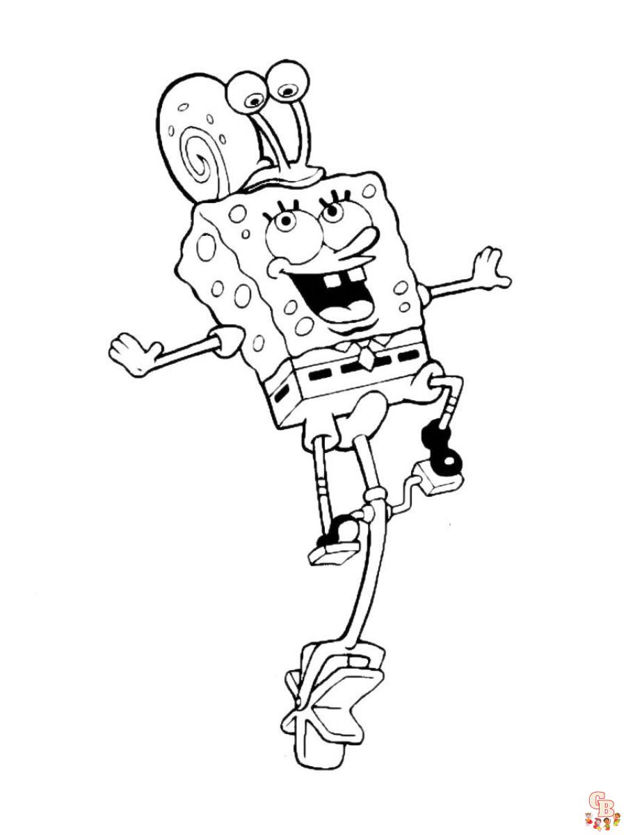 Coloração do SpongeBob