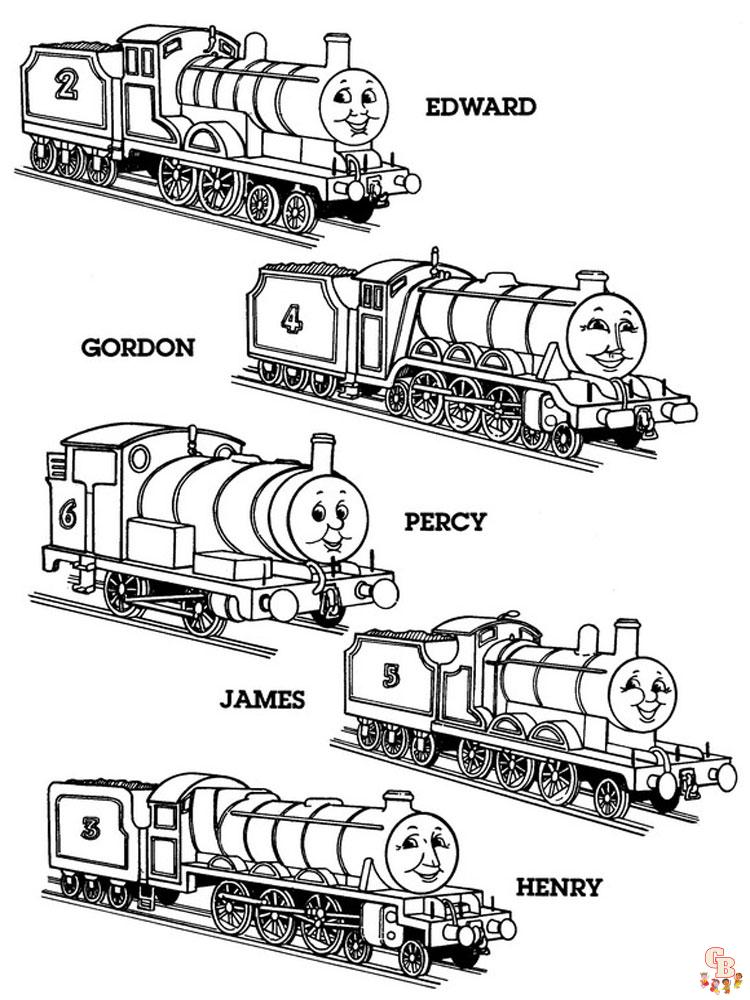 Thomas, o livro de colorir do trem