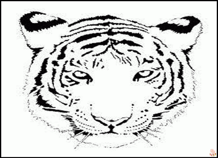 kolorowanie tygrysa