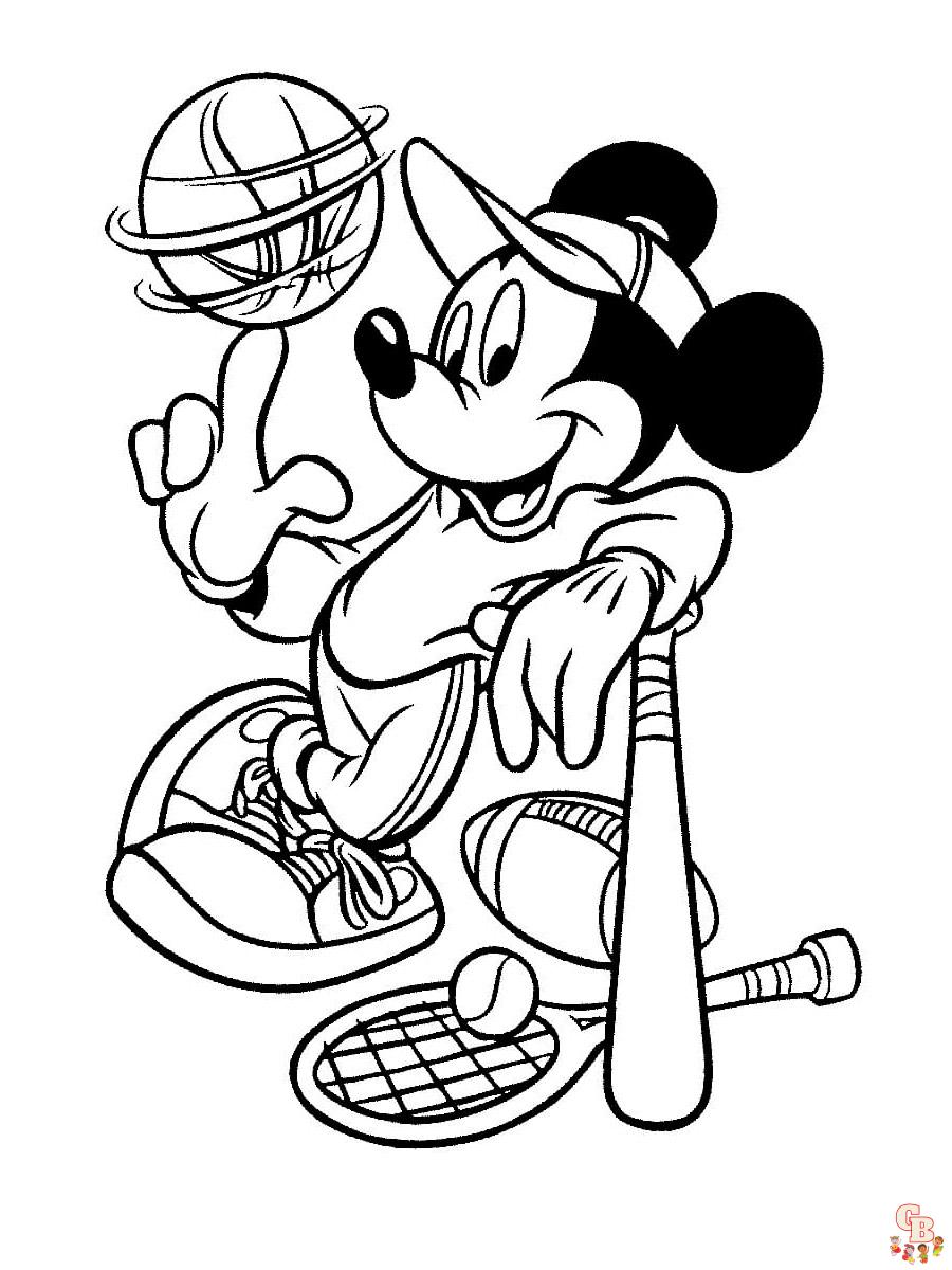 Kolorowanki z Myszką Mickey