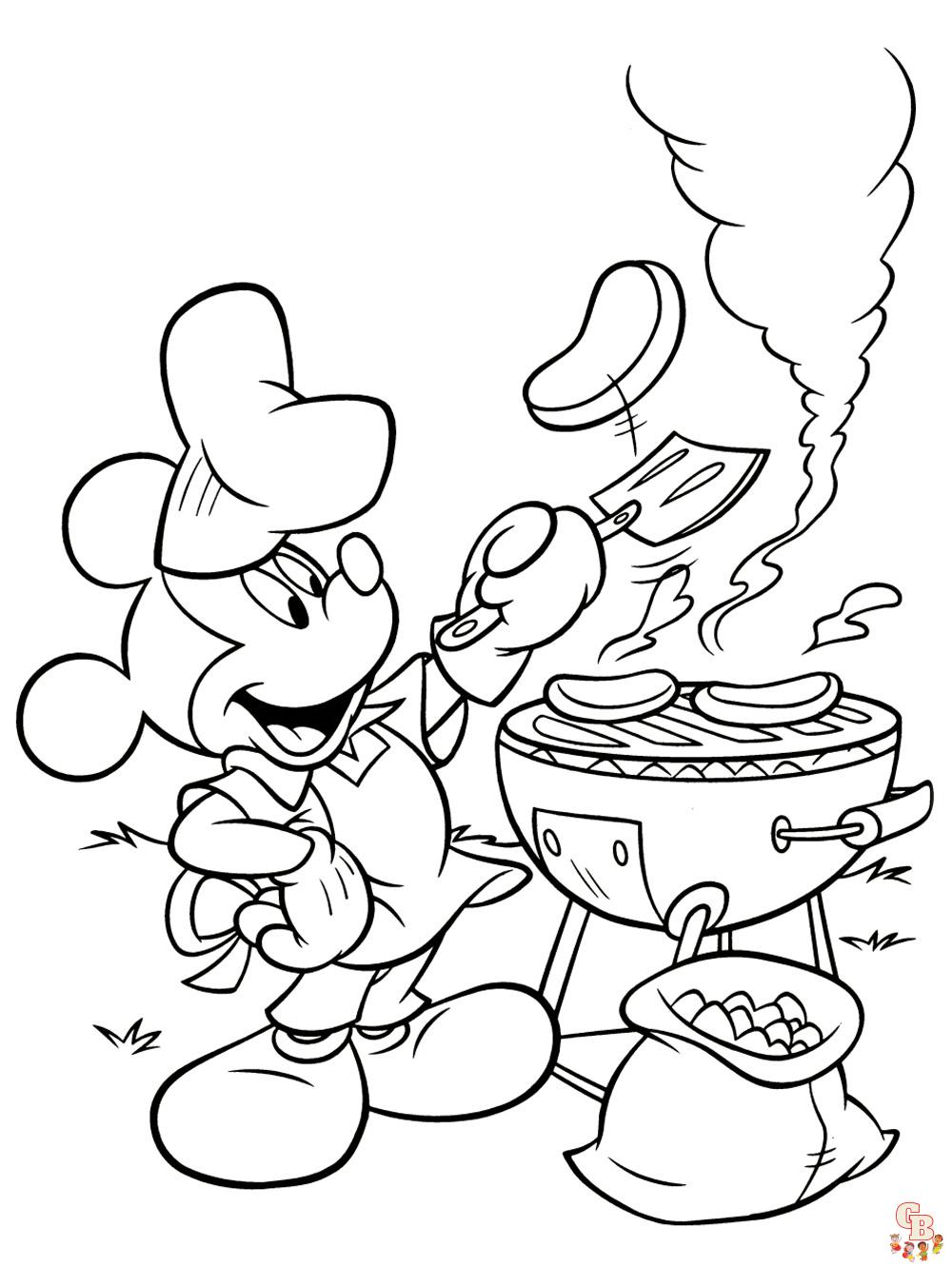 Mickey Mouse pagini de colorat