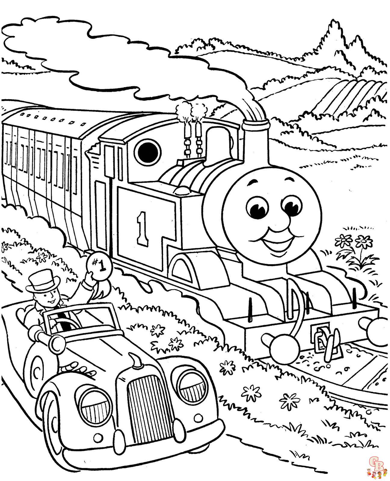 Thomas the Tank Engine для раскрашивания