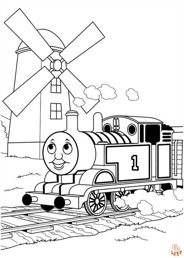 Thomas the Tank Engine do kolorowania