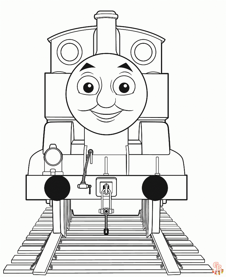 Thomas the Tank Engine pentru colorat