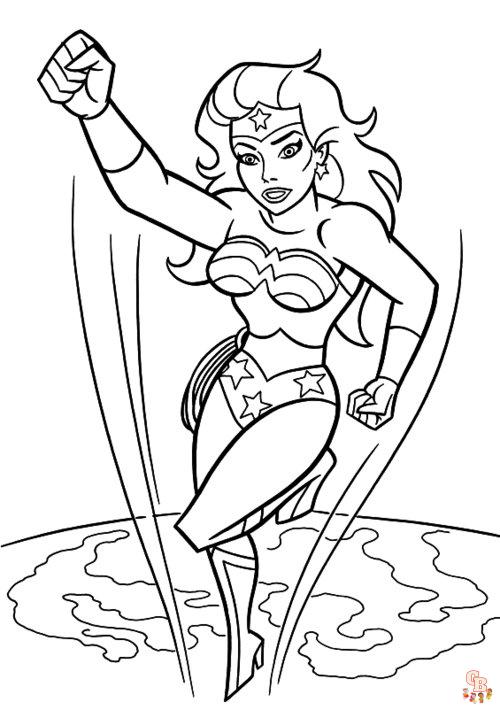 Wonder Woman da colorare