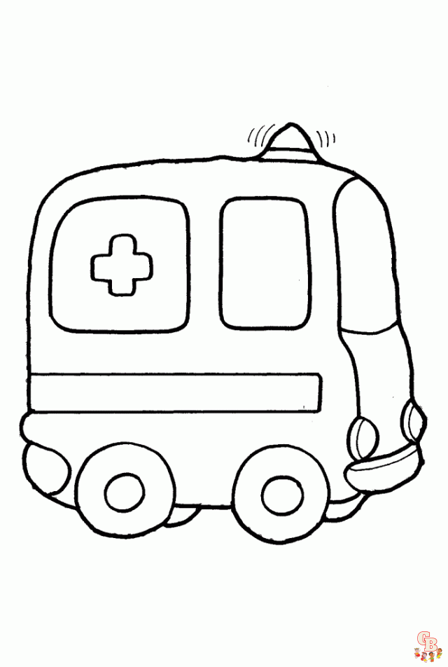 ambulância colorida