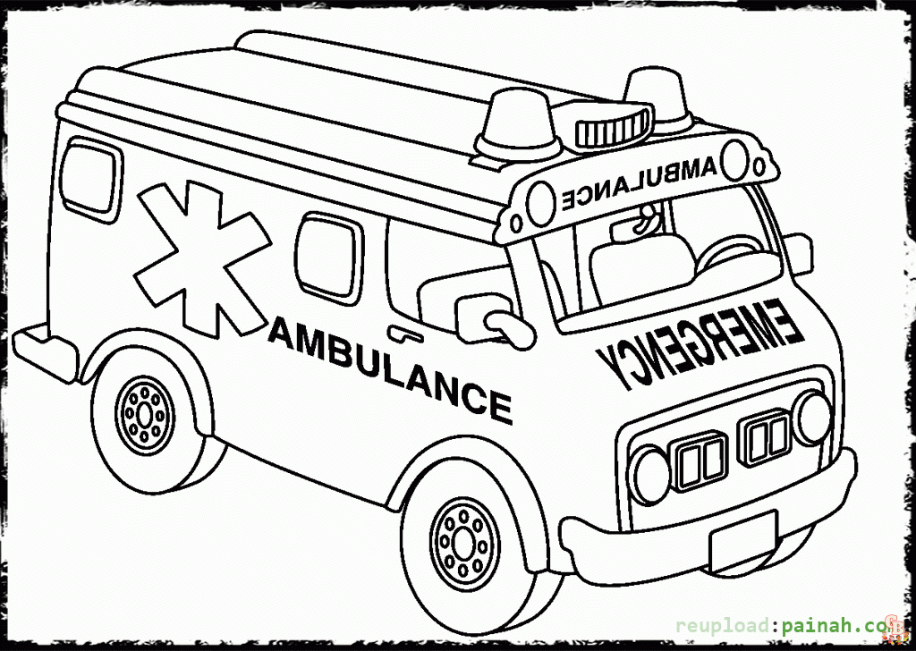 ambulância colorida
