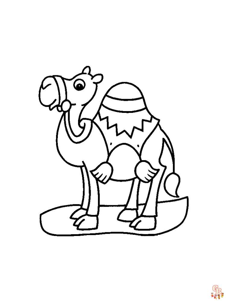 camelos para colorir