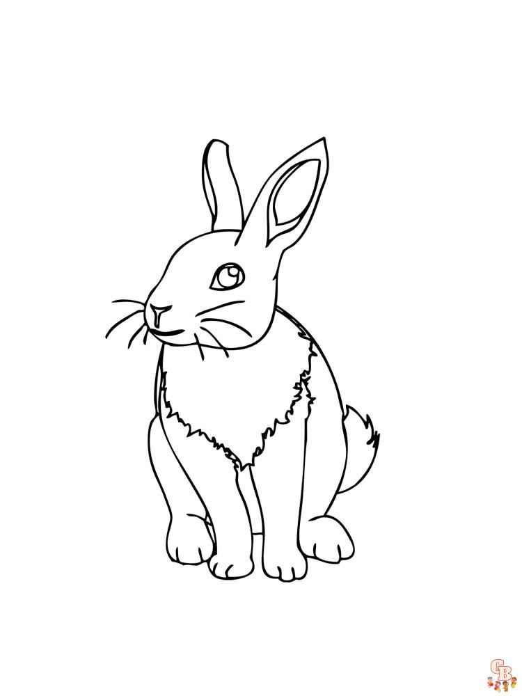 раскрашивание кроликов