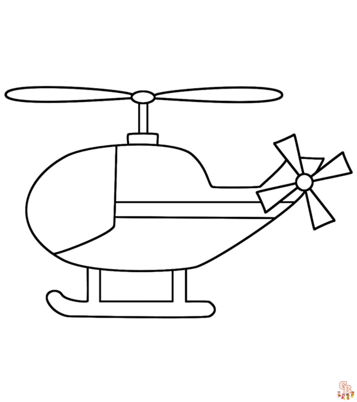 elicotteri da colorare