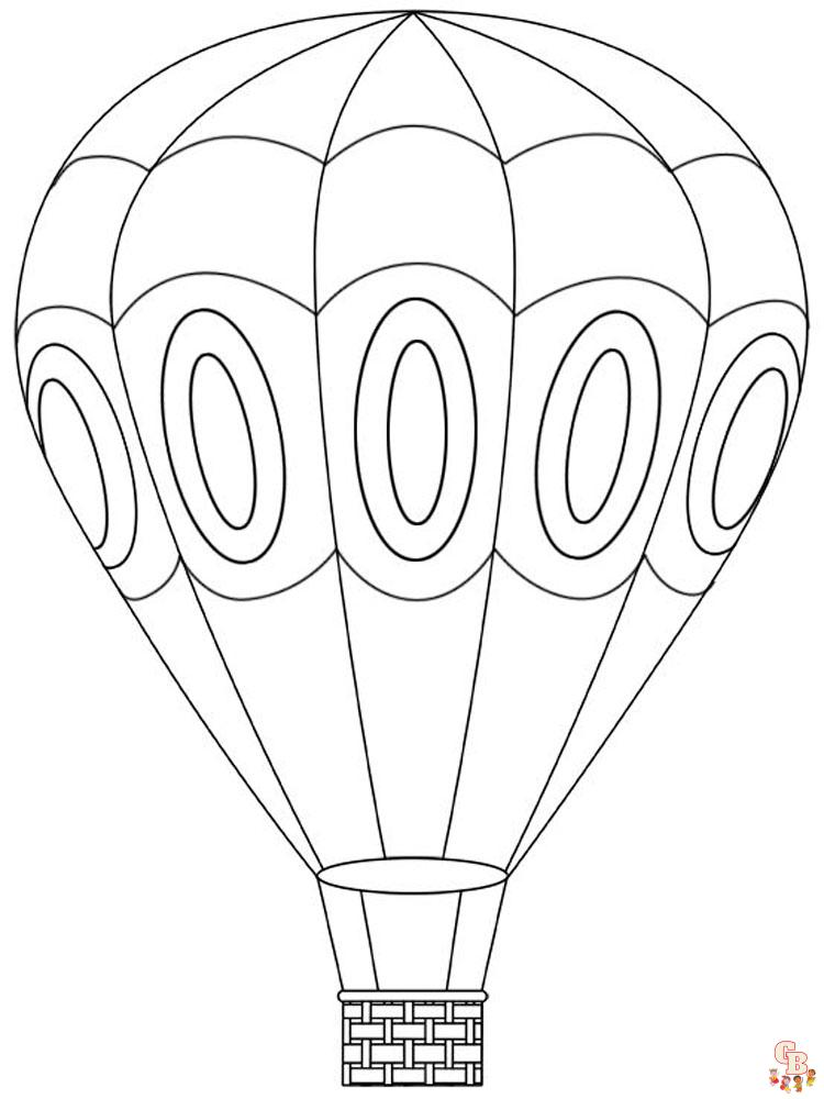 kolorowanie balonów na ogrzane powietrze