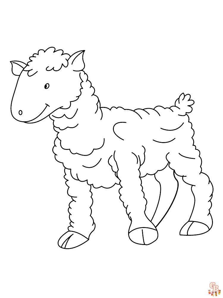 kolorowanie owiec