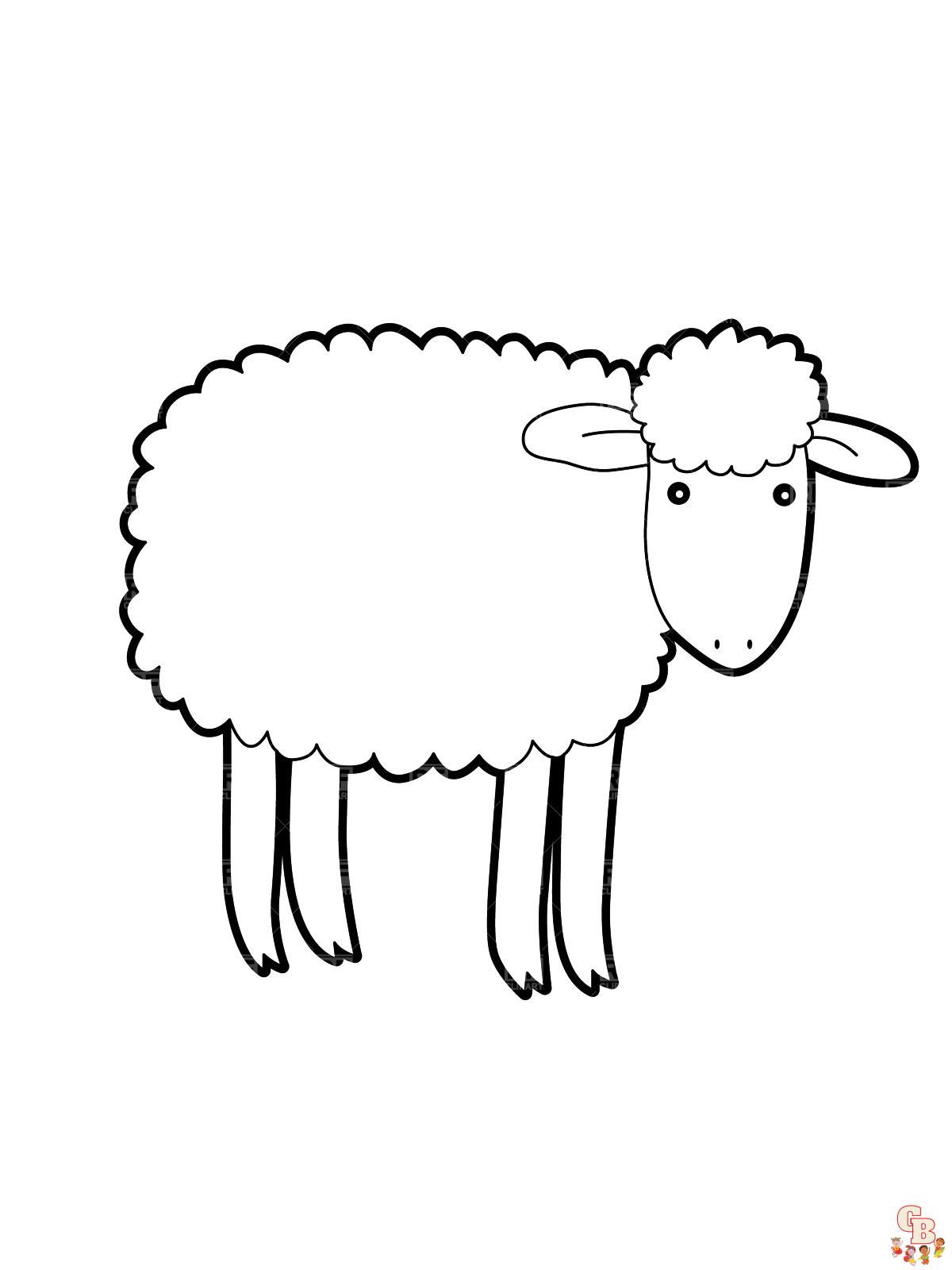 coloração de ovelhas
