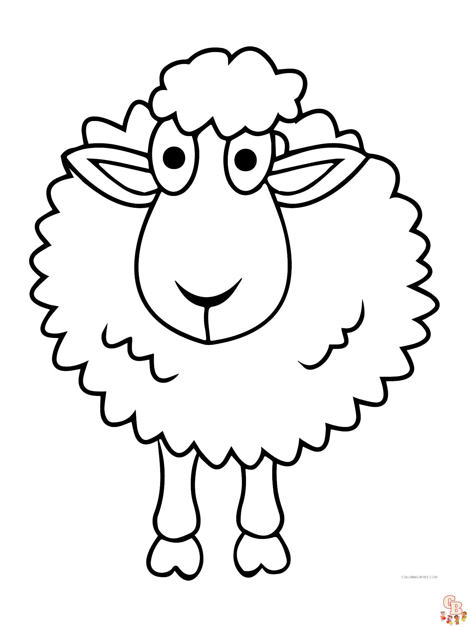 kolorowanie owiec