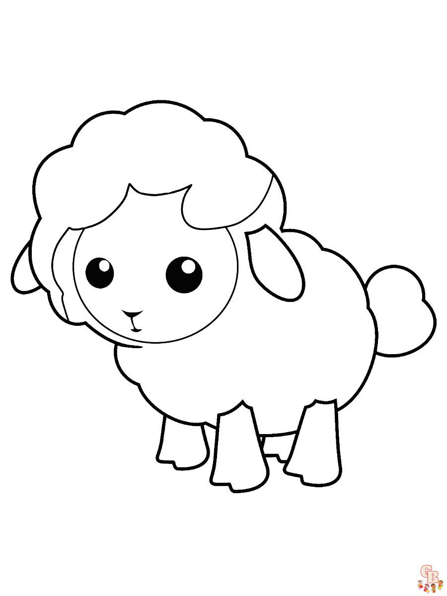 pecore da colorare